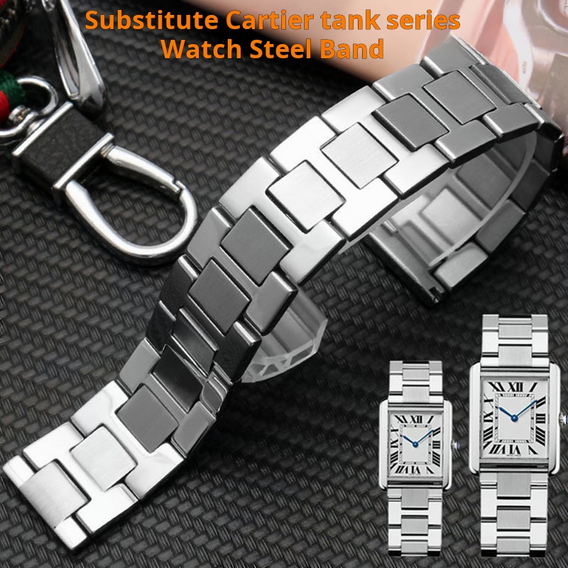 Cartier Watch Tank - Voor Cartier TANK Solo 316L waterdichte