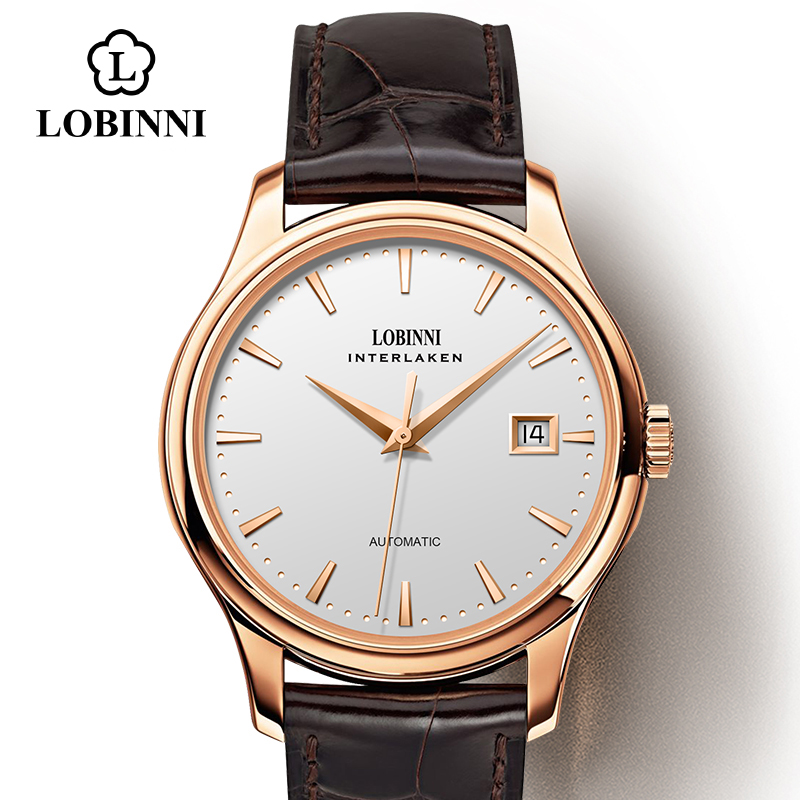 Omega Watch Constellation - LOBINNI L12026 Heren Mechanisch Horloge ST2130