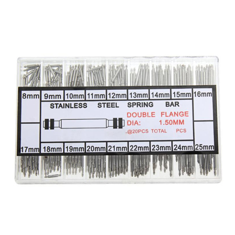 Spring Bar Tool Set - 1Box Professionele RVS Horlogeband Veerstangset voor