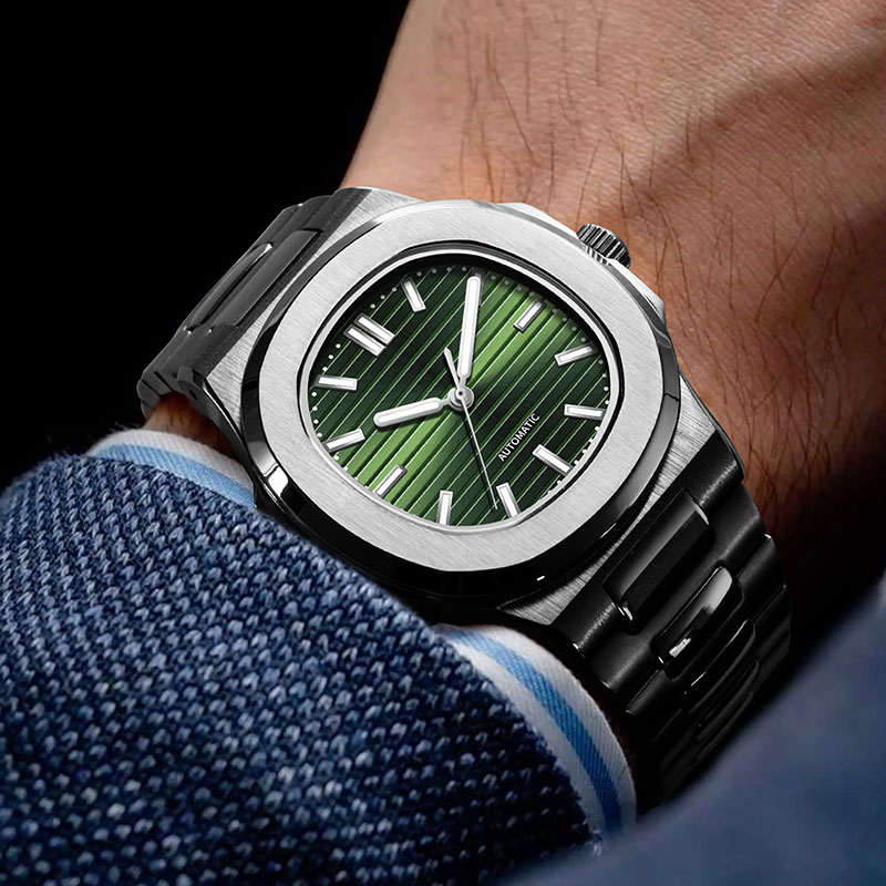 Patek Philippe Watch Nautilus - MACARLON 43 mm herenhorloge in Nautilus-stijl,