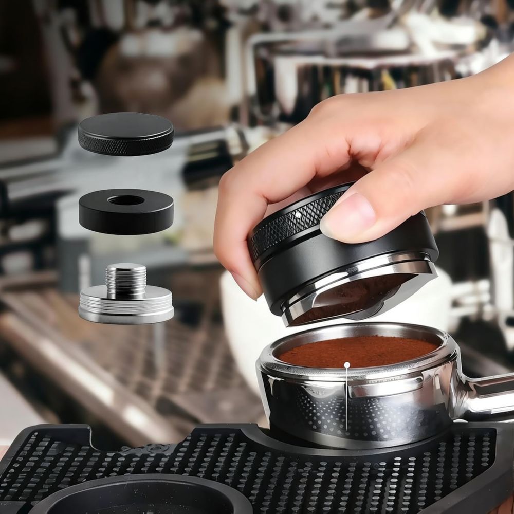 Spring Bar Tool Set - Sapele Espresso Tamper Station 7-delige koffiebar