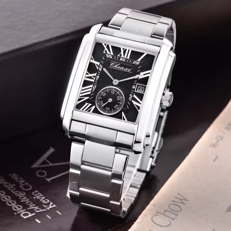 CHENXI 8216 Quartz Horloges Mo - Cartier Watch Tank recensie en prijs