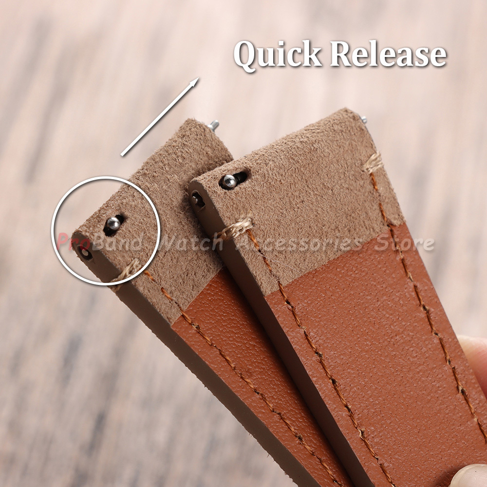 Vintage suède lederen band 20m - Suede Strap Watch recensie en prijs