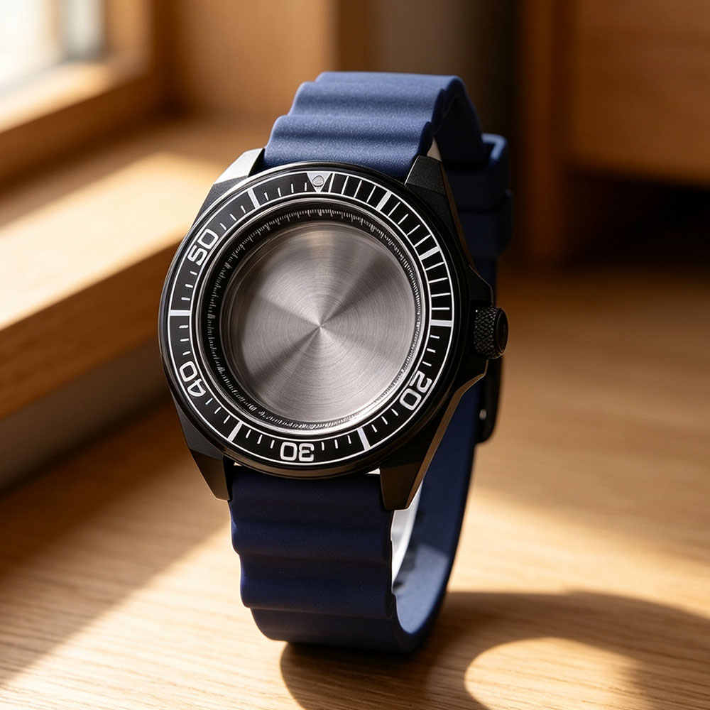 Zwarte 43MM horlogekast met sa - Citizen Watch Tsuyosa recensie en prijs