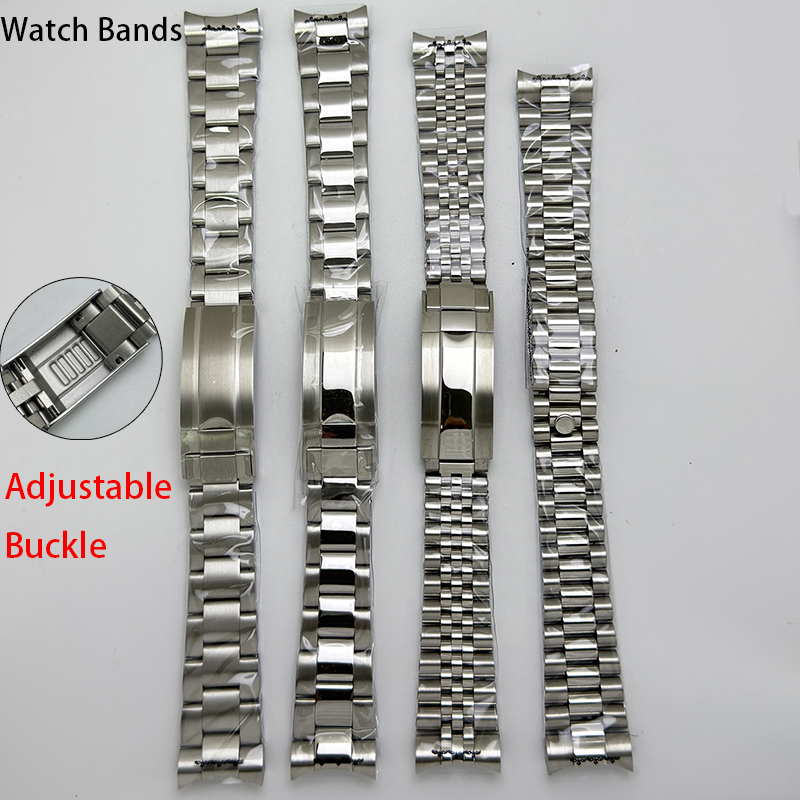 Oyster/Jubilee armband zilver  - Curved Spring Bar recensie en prijs